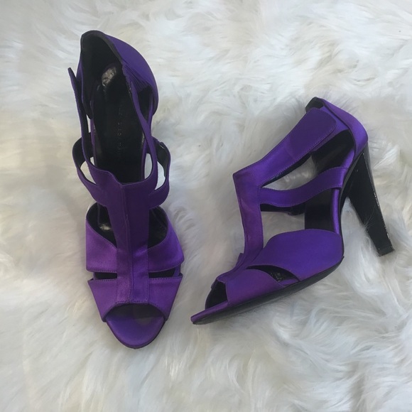 BALENCIAGA PARIS PURPLE STILETTOS SZ EUR 38 US 8 - Picture 14 of 14